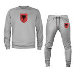Men's Albania National Soccer Team Crewneck Sweatshirt Joggers Suit