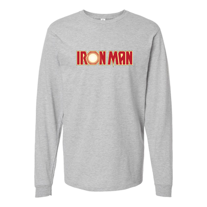 Youth Kids Iron Man Marvel Superhero Long Sleeve T-Shirt