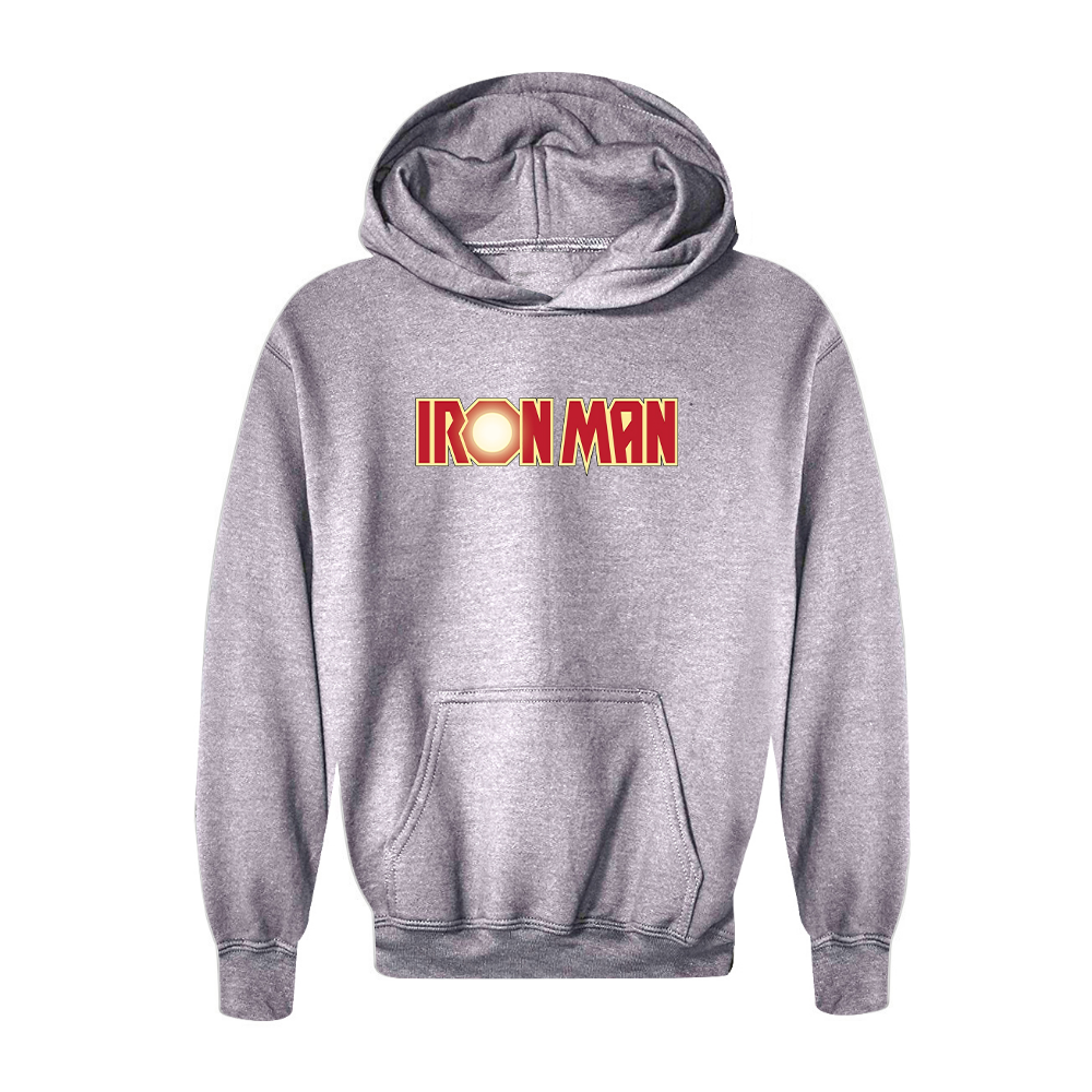 Youth Kids Iron Man Marvel Superhero Pullover Hoodie