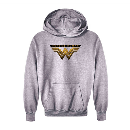 Youth Kids Wonder Woman DC Superhero Pullover Hoodie