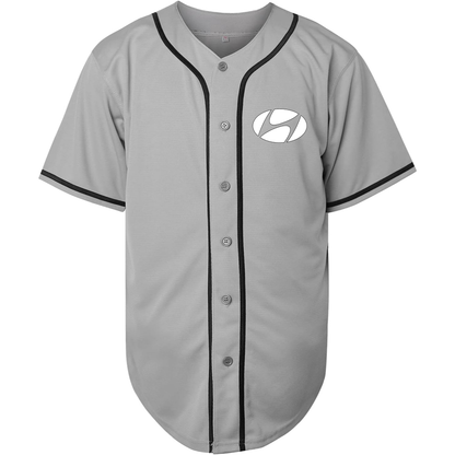 Men's Hyundai New Logo Car  Baseball Jersey