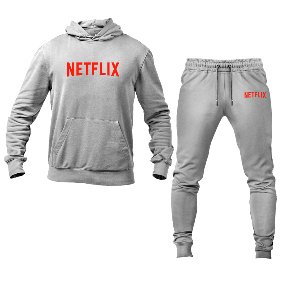 Men's Netflix Movie Show Hoodie Joggers Set