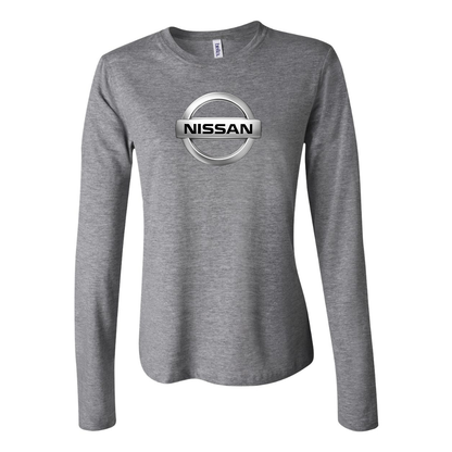 Women's Nissan Motorsport Car Long Sleeve T-Shirt