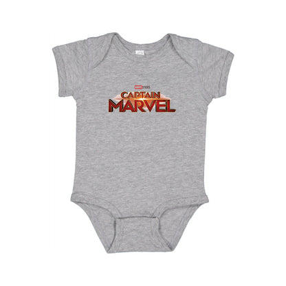 Captain Marvel Superhero  Baby Romper Onesie