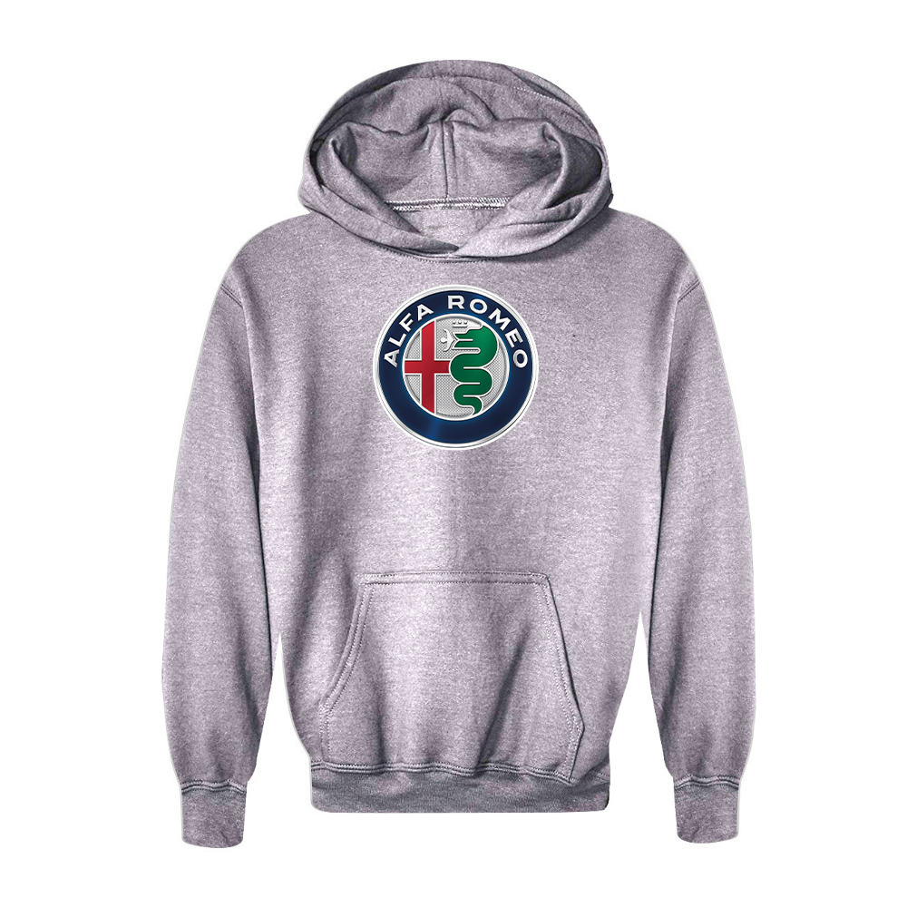 Youth Kids Alfa Romeo Car Pullover Hoodie