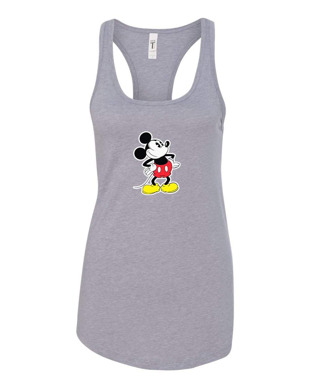 Women's Mickey Mouse Cartoon Racerback Tank Top