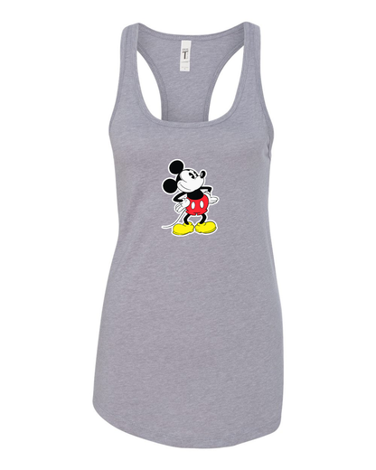 Women's Mickey Mouse Cartoon Racerback Tank Top