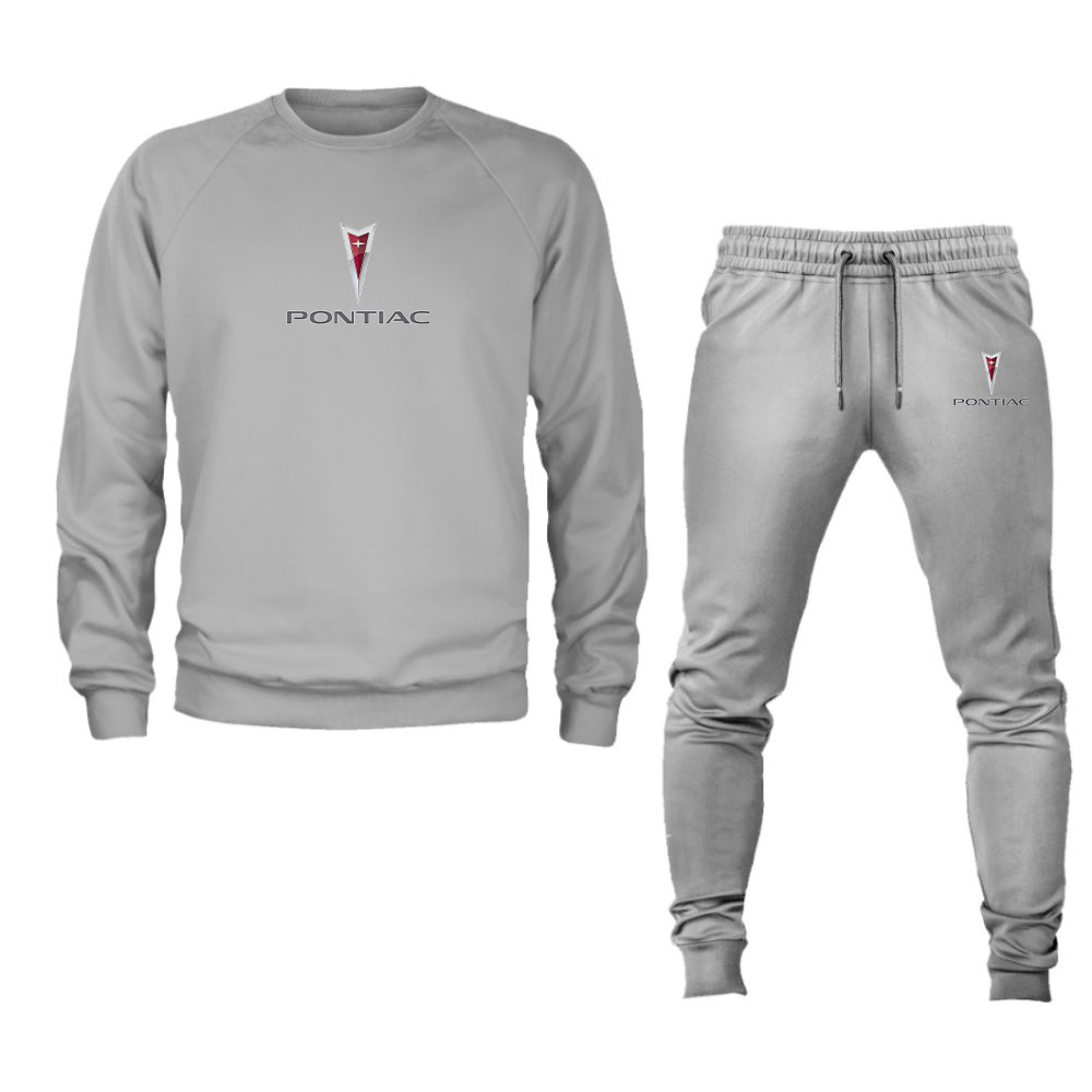 Men’s Pontiac Car Crewneck Sweatshirt Joggers Suit