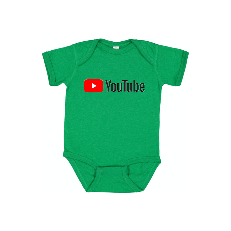 YouTube Social Video Steaming Baby Romper Onesie