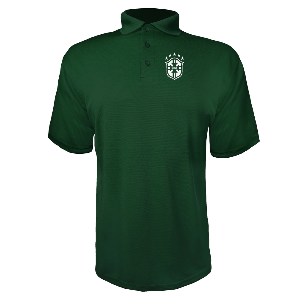 Men's Brazil Soccer Polyester Polo