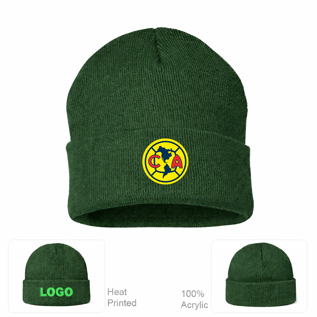 Club America Football Beanie Hat