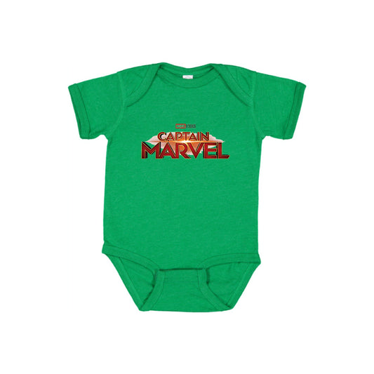 Captain Marvel Superhero  Baby Romper Onesie
