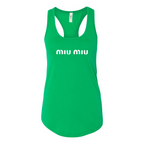 Women's Miu Miu Racerback Tank Top