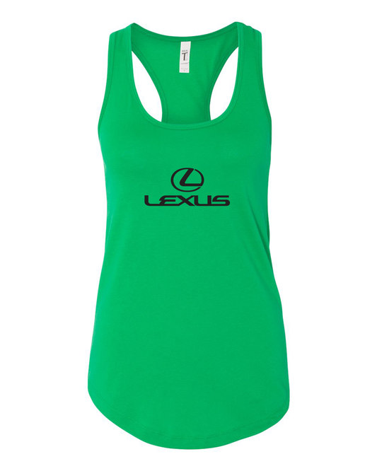 Women's Lexus Car Racerback Tank Top