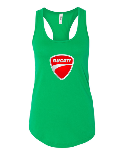 Women's Ducati Motorcycle Racerback Tank Top