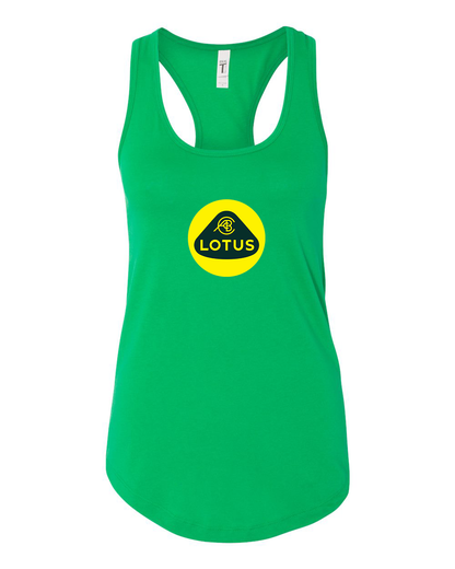 Women's Lotus Car Racerback Tank Top