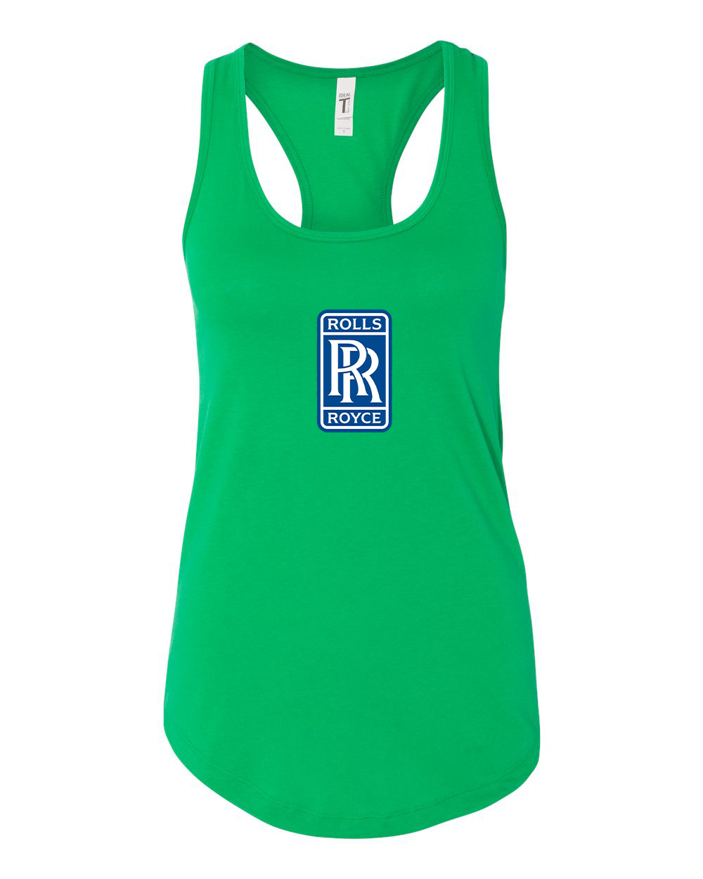 Women's Rolls Royce Motorsport Car Racerback Tank Top