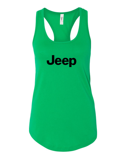 Women's Jeep Car Racerback Tank Top