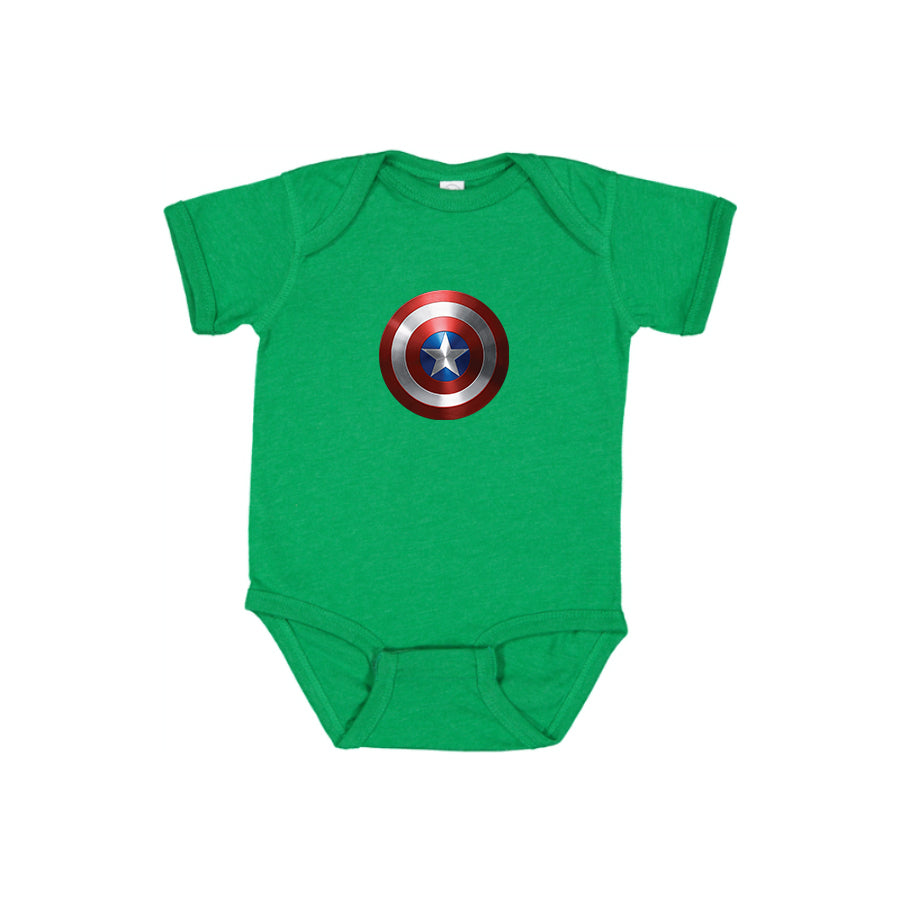 Captain America Superhero Baby Romper Onesie