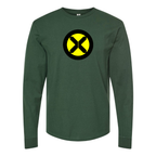 Men's X-Men Marvel Comics Superhero Long Sleeve T-Shirt