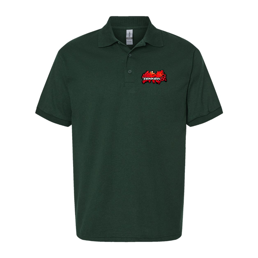 Men's Tekken 8 Game PS5 Dry Blend Polo