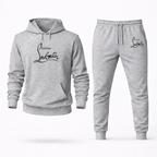 Men's Christian Louboutin Hoodie Joggers Set