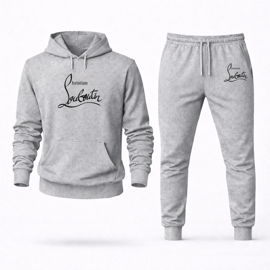 Men's Christian Louboutin Hoodie Joggers Set