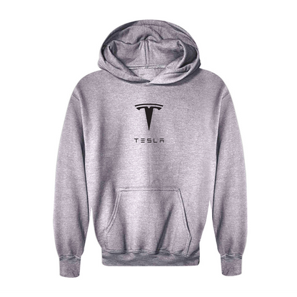 Youth Kids Tesla Motorsports Car Pullover Hoodie