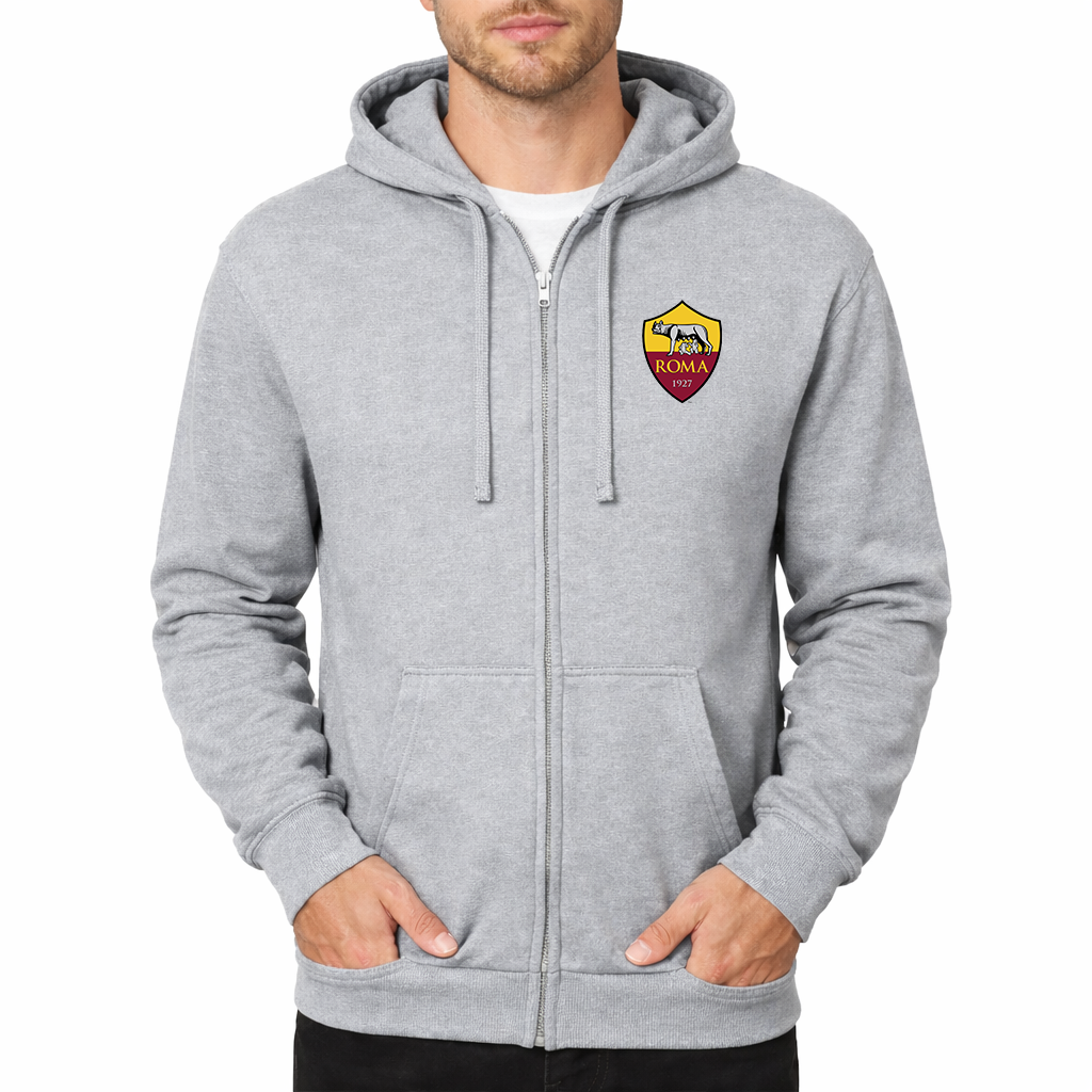 Men's AS Roma FC Zipper Hoodie