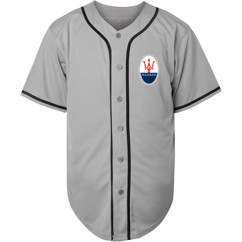 Men’s Maserati Car Baseball Jersey