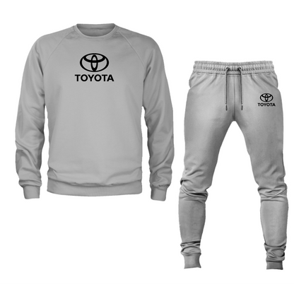 Men’s Toyota Motorsport Car Crewneck Sweatshirt Joggers Suit