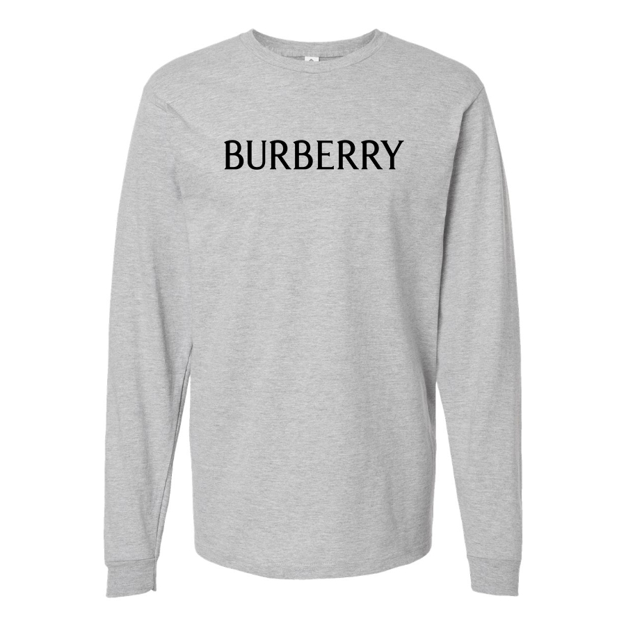 Men's Burberry Cotton Long Sleeve T-Shirt