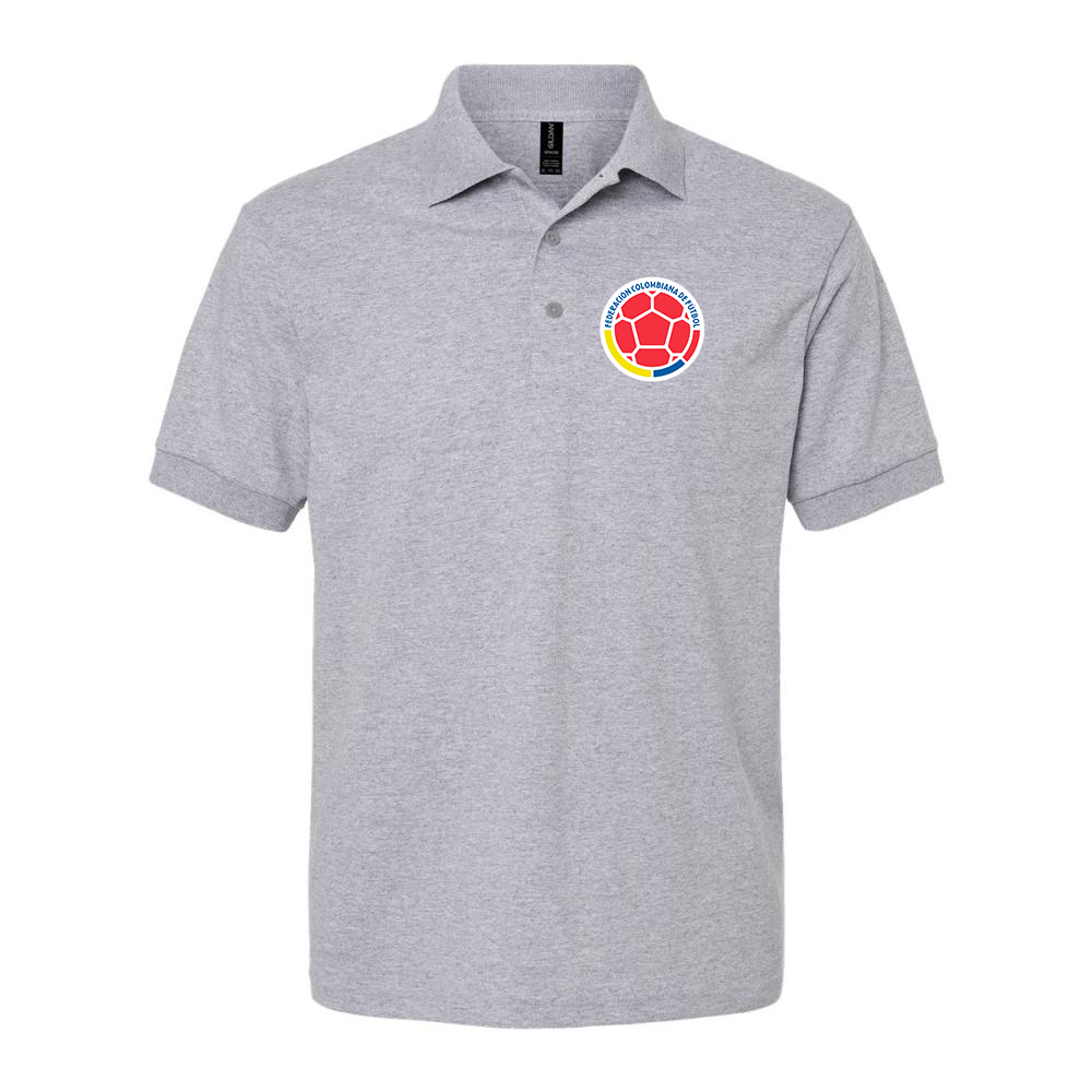 Men's Colombia National Soccer Team Dry Blend Polo