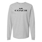 Men's Coach Cotton Long Sleeve T-Shirt