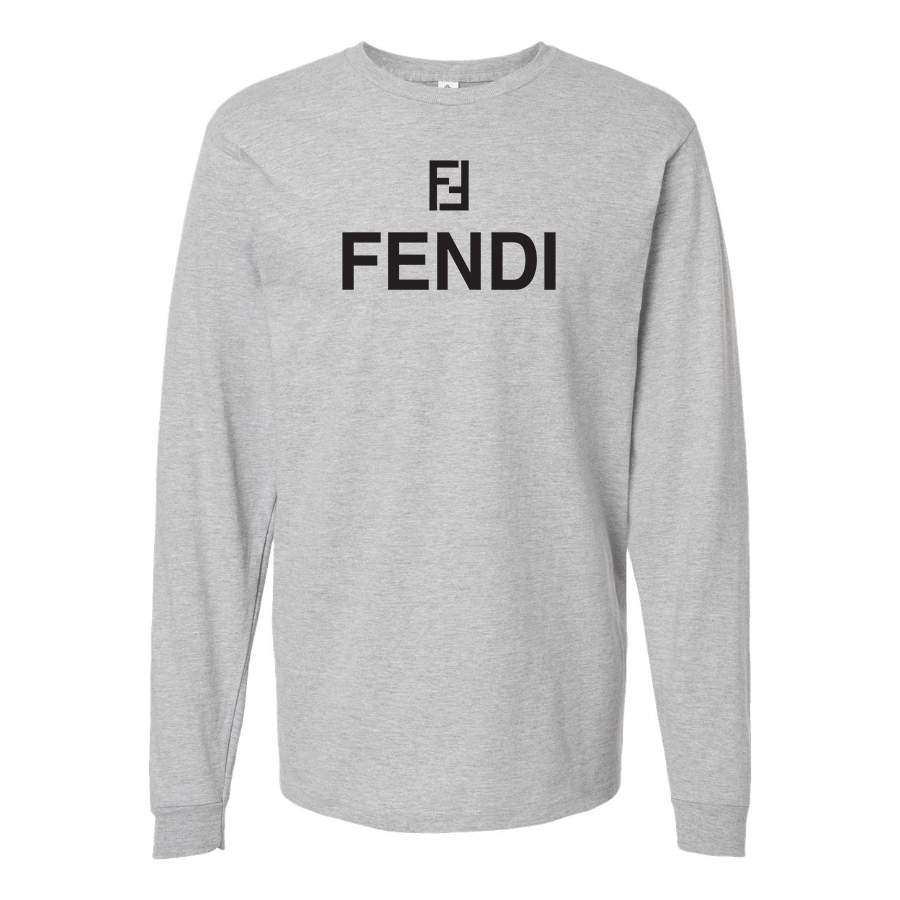 Men's Fendi Cotton Long Sleeve T-Shirt
