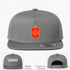Spain Red Logo National Soccer Team Snapback Hat