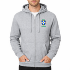 Men's Brasil National Soccer Team Zipper Hoodie