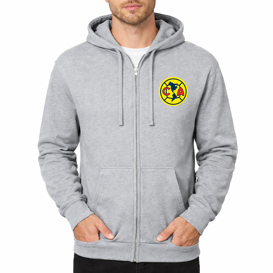 Men's Club America Football Zipper Hoodie