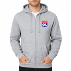 Men's Olympique Lyonnais FC Zipper Hoodie