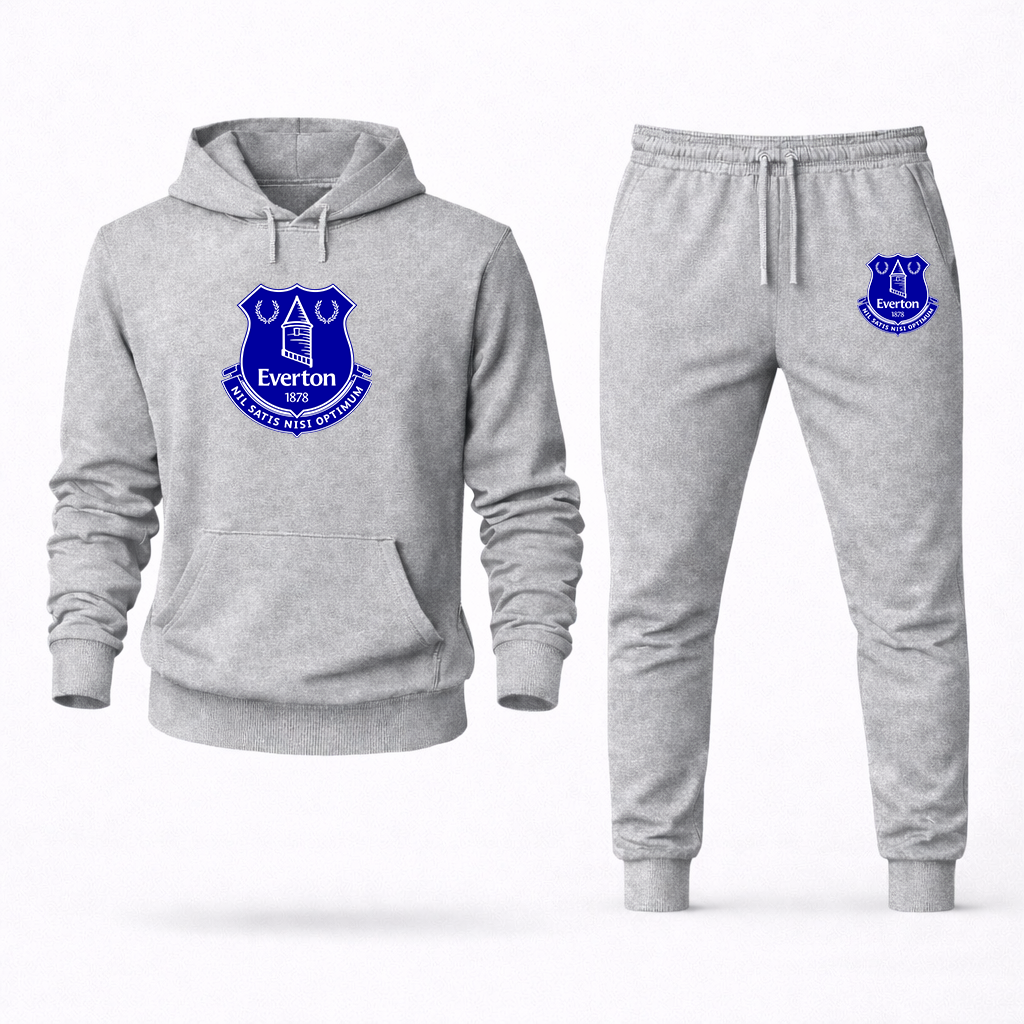 Men's Everton FC Logo Hoodie Joggers Set