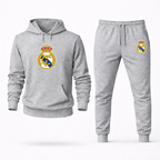Men’s Real Madrid Soccer Logo Hoodie Joggers Set