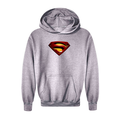 Youth Kids Superman Superhero Pullover Hoodie
