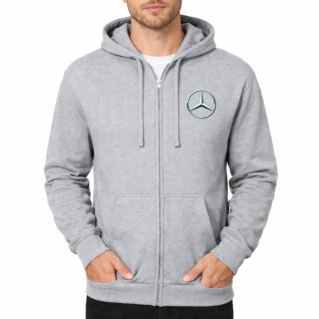 Men's Mercedes-Benz New Car Zipper Hoodie