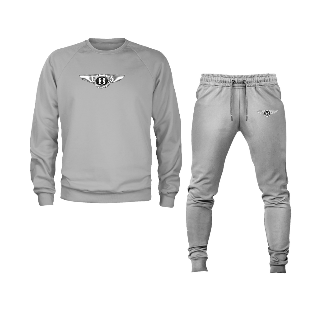 Men’s Bentley Motorsports Car Crewneck Sweatshirt Joggers Suit