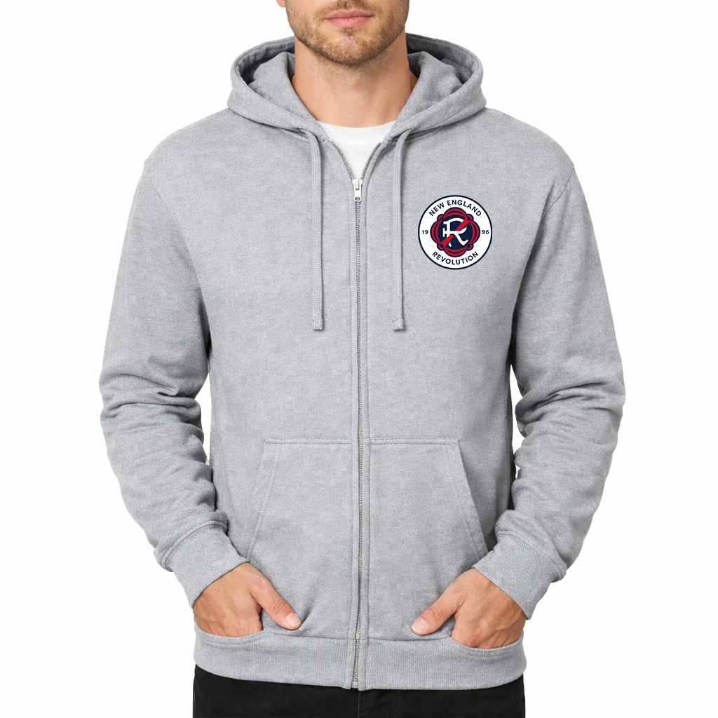 Men's New England Revolution FC Zipper Hoodie