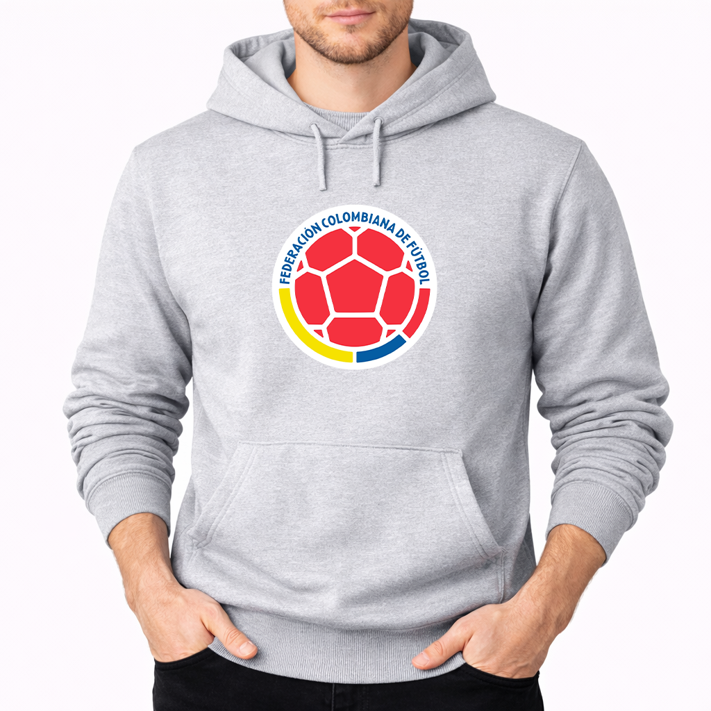Men's Colombia National Soccer Team Pullover Hoodie