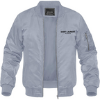 Men's Saint Laurent Lightweight Bomber Jacket Windbreaker Softshell Varsity Jacket Coat