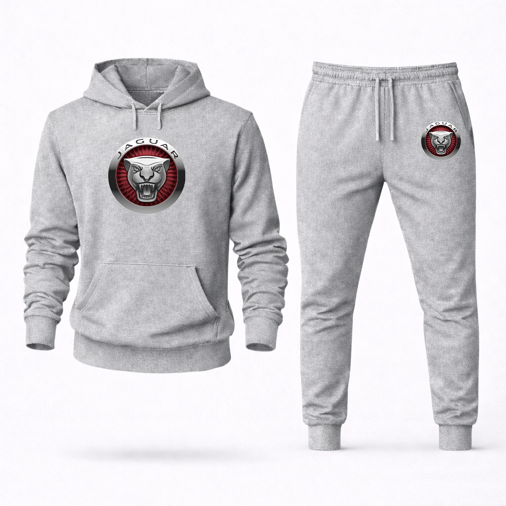 Men's Jaguar Motorsport Car Hoodie Joggers Set