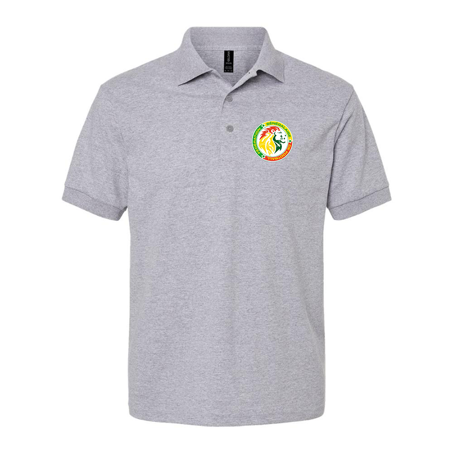 Men's Senegal National Soccer Team Dry Blend Polo