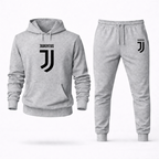 Men's Juventus Soccer Logo Hoodie Joggers Set